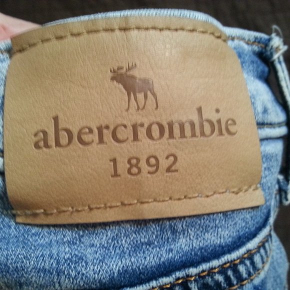 Abercrombie Skinny Denim Jeans Pants Kids Distressed - Picture 5 of 11
